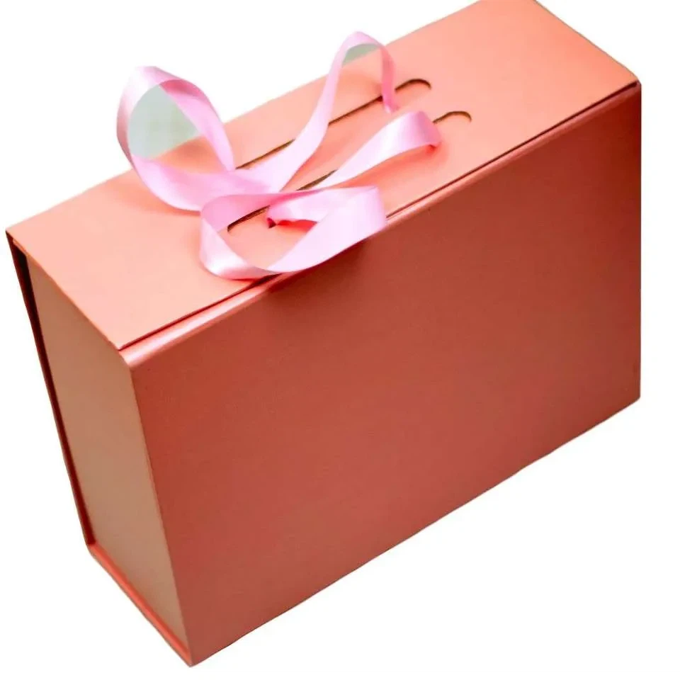 Benutzerdefinierte Hot Stamping -Logo Papierverpackung Klappschachtel Magnetic Gift Box